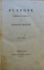 Platone (Plato); Martini, Lorenzo. Platone, compendiato e comentato