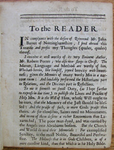 Porter, Robert. The Life of Mr. John Hieron. With the Characters and Memorials of Ten other Worthy Ministers of Jesus Christ