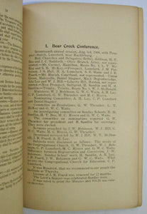 1908 Alabama Congregational Convention Report