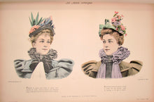 Load image into Gallery viewer, La Mode Pratique. Fashion Plates, La Mode Pratique, 1895-1900, 235 héliogravures by Fortier-Marotte (2 bound volumes)