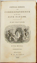 Load image into Gallery viewer, Taylor, Jane.  Writings of Jane Taylor, with a Memoir of Her Life
