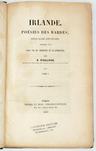 Load image into Gallery viewer, O&#39;Sullivan. Irlande: Poesies Des Bardes, Legendes, Ballades, Chants Populaires, Precedes D&#39;un Essai Sur Ses Antiquites Et Sa Litterature