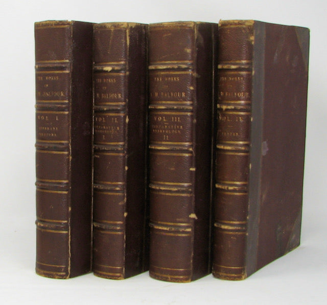 The Works of Francis Maitland Balfour (4 volume set)