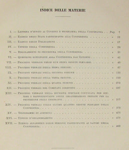 Conferenza Internazionale Dell'Emigrazione e Dell'Immigrazione, Roma 15-31 Maggio 1924. 3 volume set