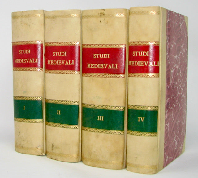 Novati, F.; Renier, R. [editori]. Studi Medievali, 4 vols 1904-1913