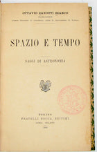 Load image into Gallery viewer, Bianco, Ottavio Zanotti. Spazio e Tempo, Saggi di Astronomia