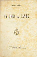 Load image into Gallery viewer, Zenatti, Albino. Intorno A Dante