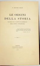 Load image into Gallery viewer, Egizi, Le Origini della Storia ricercate particolarmente nella Roma antichissima