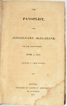 Load image into Gallery viewer, The Panoplist, and Missionary Magazine. For the year ending June 1, 1813