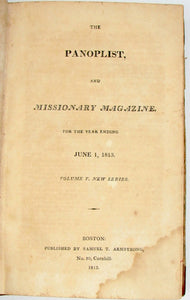 The Panoplist, and Missionary Magazine. For the year ending June 1, 1813
