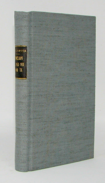 Cipolletta. Memorie politiche sui Conclavi da Pio VII a Pio IX (1863)