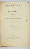 Gherardini, Giovanni. Elementi di Poesia compilati da Giovanni Gherardini