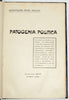 Molins, Wenceslao Jaime. Patogenia Politica [Firmado por el autor]