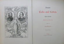 Load image into Gallery viewer, Adlebert von Chamisso.  Frauen: Liebe und Leben, Lieder-Cyclus  Illustrirt von Paul Thumann