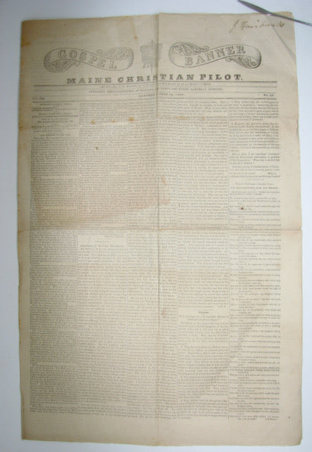 Gospel Banner and Maine Christian Pilot (1842)