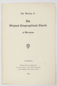 Bennett. The History of the Original Congregational Church of Wrentham