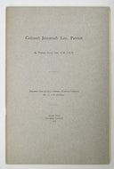Lee, Thomas Amory. Colonel Jeremiah Lee, Patriot