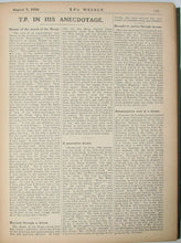 Load image into Gallery viewer, O&#39;Connor. T.P.&#39;s Weekly, Vol. IV. July 1st to December 30th, 1904