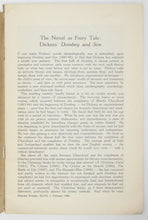 Load image into Gallery viewer, Stone, Harry. The Novel as Fairy Tale: Dickens&#39; Dombey and Son