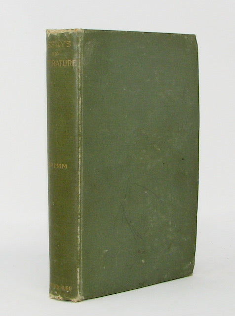 Grimm, Herman. Essays on Literature (1888)