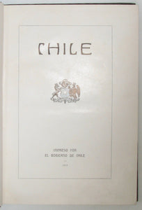 Chile, impreso por el gobierno de Chile (1915)