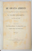 Tabarelli. DE GRATIA CHRISTI In I-II Partem Summae Theologicae S. Thomae Aquinatis