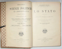 Load image into Gallery viewer, Wilson, Woodrow. Lo Stato. Elementi di Politica Storica e Pratica (1921)