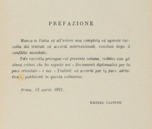 Load image into Gallery viewer, Giannini. Trattati ed Accordi per L&#39;Europa Danubiana (1923)