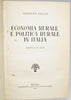 Coletti. Economia Rurale e Politica Rurale in Italia: Raccolta di Studia (1926)