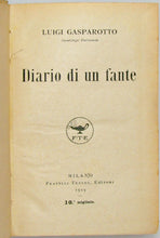 Load image into Gallery viewer, Gasparotto, Luigi. Diario di un fante (1919)