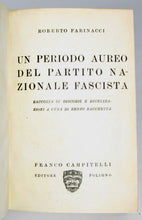 Load image into Gallery viewer, Farinacci, Roberto. Un periodo aureo del partito nazionale fascista (1927)