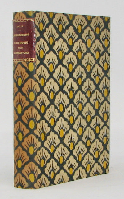 Sailer, Luigi. Introduzione allo Studio della Letteratura (1880)