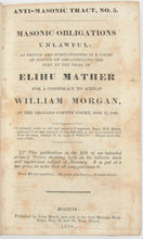 Load image into Gallery viewer, Collected volume of 19 Anti-Masonic pamphlets  (1827-1833)