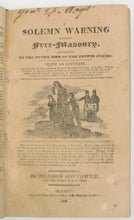 Load image into Gallery viewer, Collected volume of 19 Anti-Masonic pamphlets  (1827-1833)