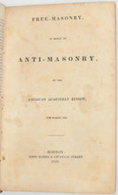 Load image into Gallery viewer, Collected volume of 19 Anti-Masonic pamphlets  (1827-1833)