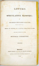 Load image into Gallery viewer, Ward, Henry Dana.  The Anti-Masonic Review, and Magazine (1828-30)