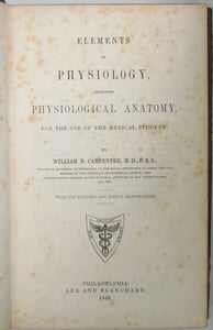 Carpenter. 1846 Elements of Physiology, 180 illustrations