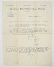 Load image into Gallery viewer, Ronan, Montana stationary &amp; letters, 1918