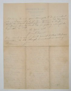 Ronan, Montana stationary & letters, 1918
