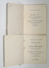 Load image into Gallery viewer, High School Graduation Programs, 1905 &amp; 1906, Anaconda, Montana