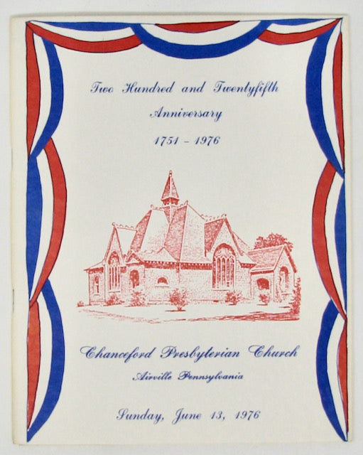 History of the Chanceford Presbyterian Church, 1751-1976