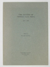 Load image into Gallery viewer, Winn &amp; Suzuki.  The Letters of Thomas Clay Winn, 1878-1908