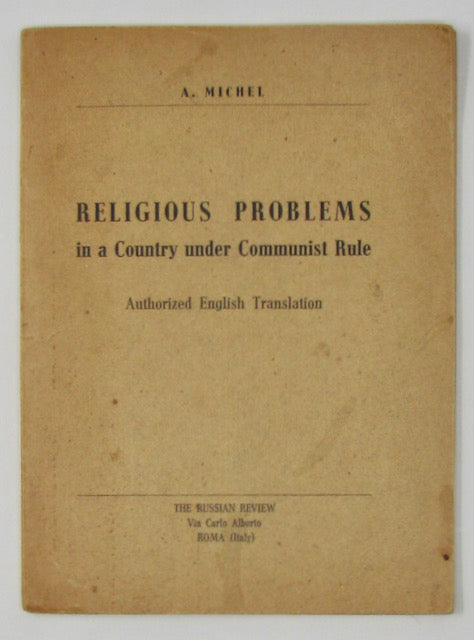 Michel. Religious Problems in a Country under Communist Rule (1954)