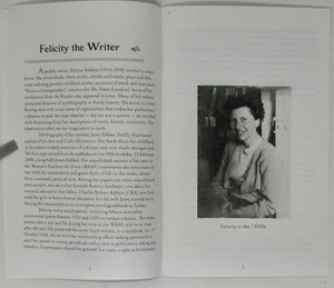 Reed, Cleota. Felicity Ashbee: A List of Her Literary Work