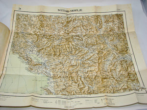 Baldacci. L'Albania. Con una carta geografica alla scala 1 : 500.000 (in tre fogli) e tre cartine.