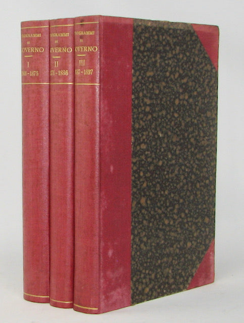 Luccini. La Politica Italiana dal 1848 al 1897. Tre volumi, completo