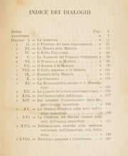 Load image into Gallery viewer, Morkos, David. Il Materialismo e lo Spiritualismo. Dialoghi. (1885)