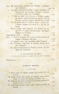 De-Vit, Vincenzo. Dissertazioni sui Britanni e sui Cimbri coll'aggiunta di tre articoli archeologici (1881)
