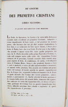 Load image into Gallery viewer, Mamachi. De&#39; Costumi dei Primitivi Cristiani, Libri Tre (1853)