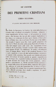 Mamachi. De' Costumi dei Primitivi Cristiani, Libri Tre (1853)